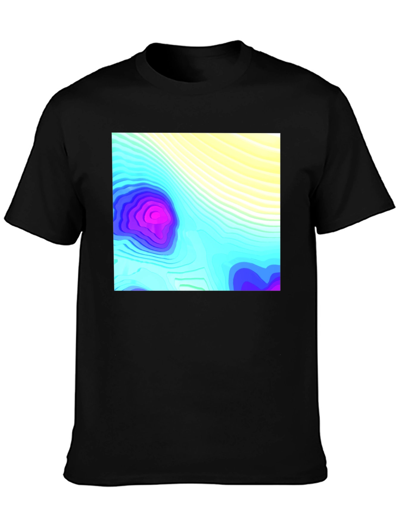 Topo Graphic Black T-Shirt