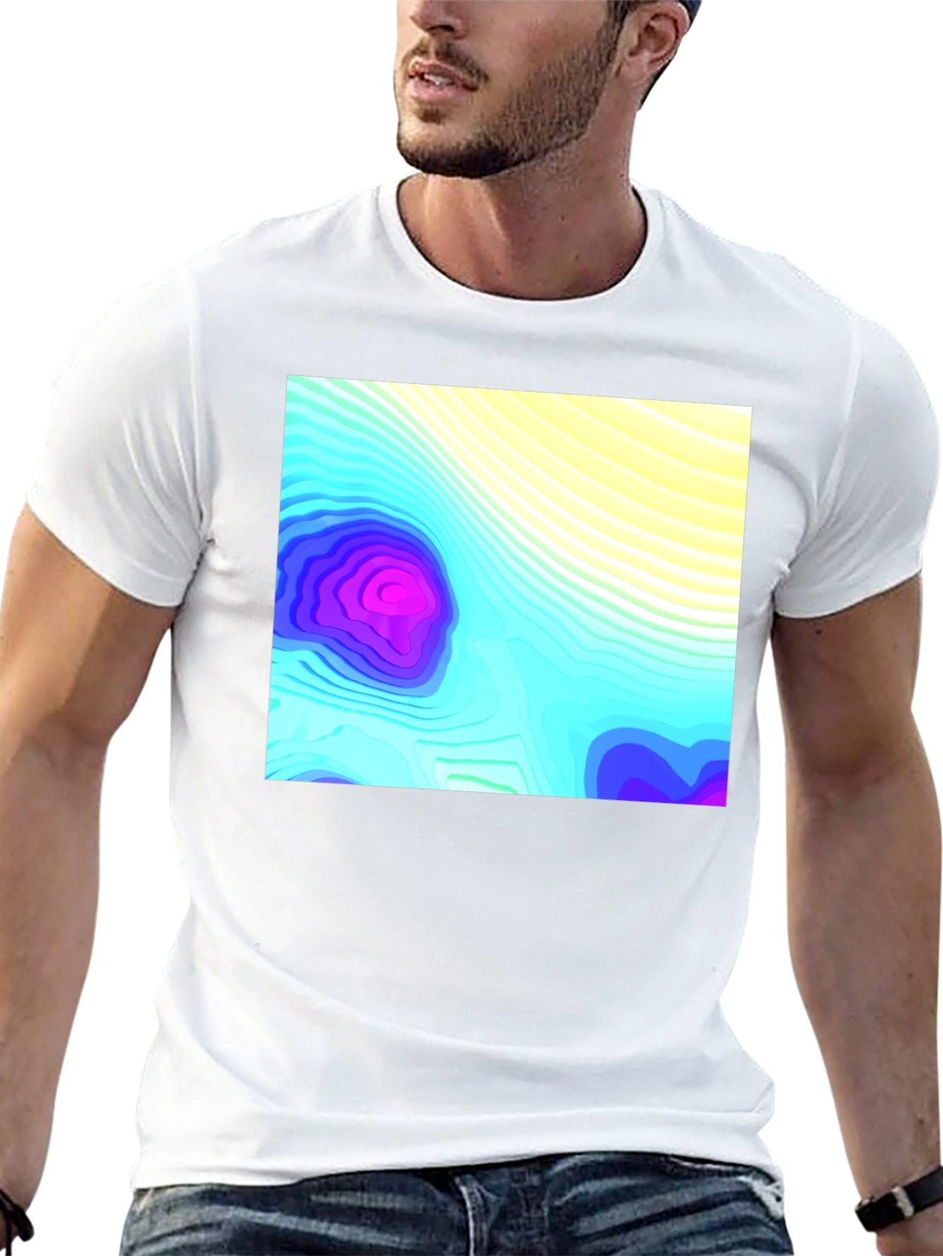 Topo Graphic Black T-Shirt