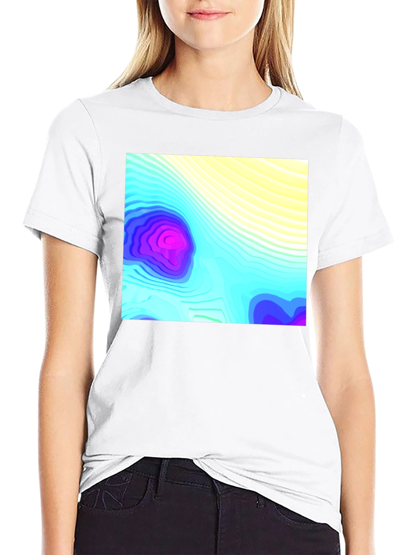 Topo Graphic Black T-Shirt