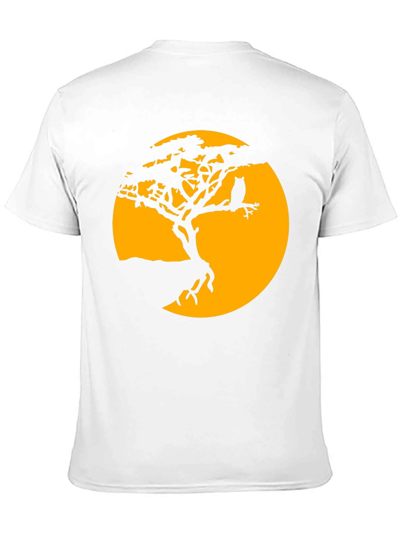 Owl Tree Silhouette T-Shirt - Mens Graphic Tee