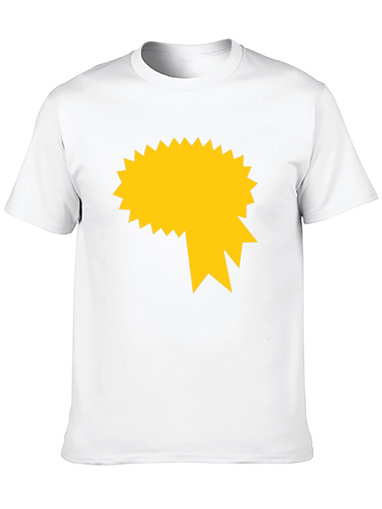 Graphic Tee - Black with Gold Starburst