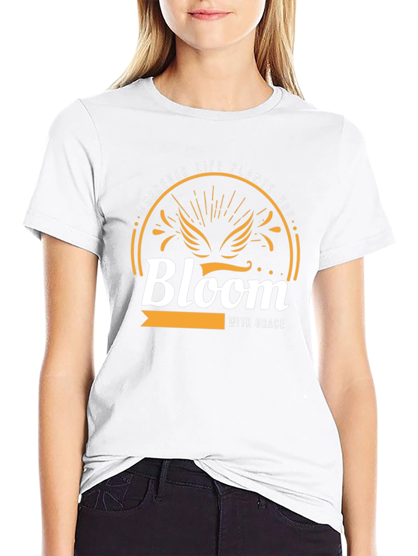 Bloom With Grace Graphic Tee
