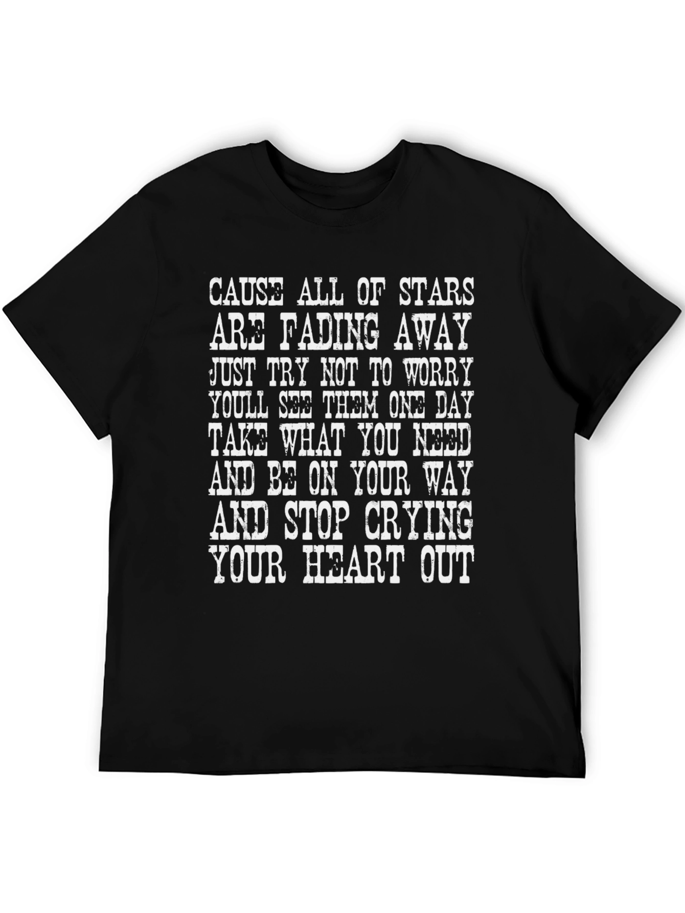 Stars Fading Away Graphic Tee