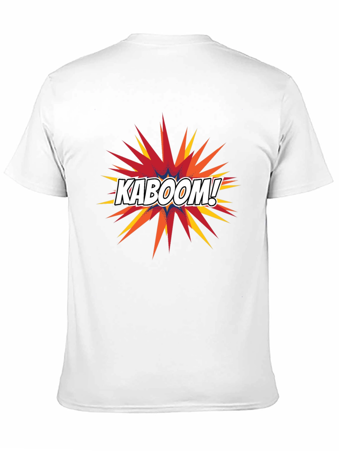 Kaboom Graphic Tee - Black Cotton Comfort Fit