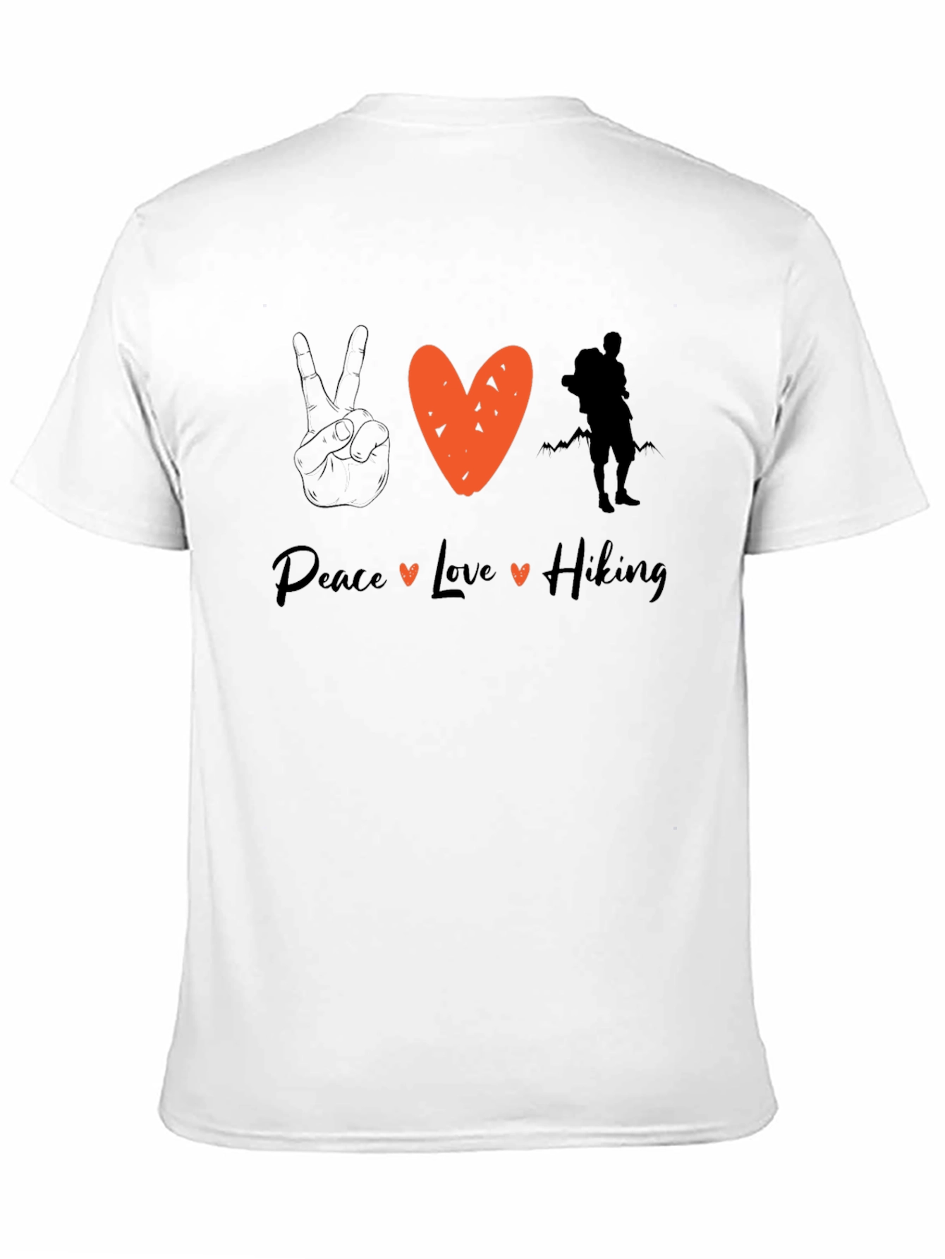 Peace Love Hiking Graphic Tee