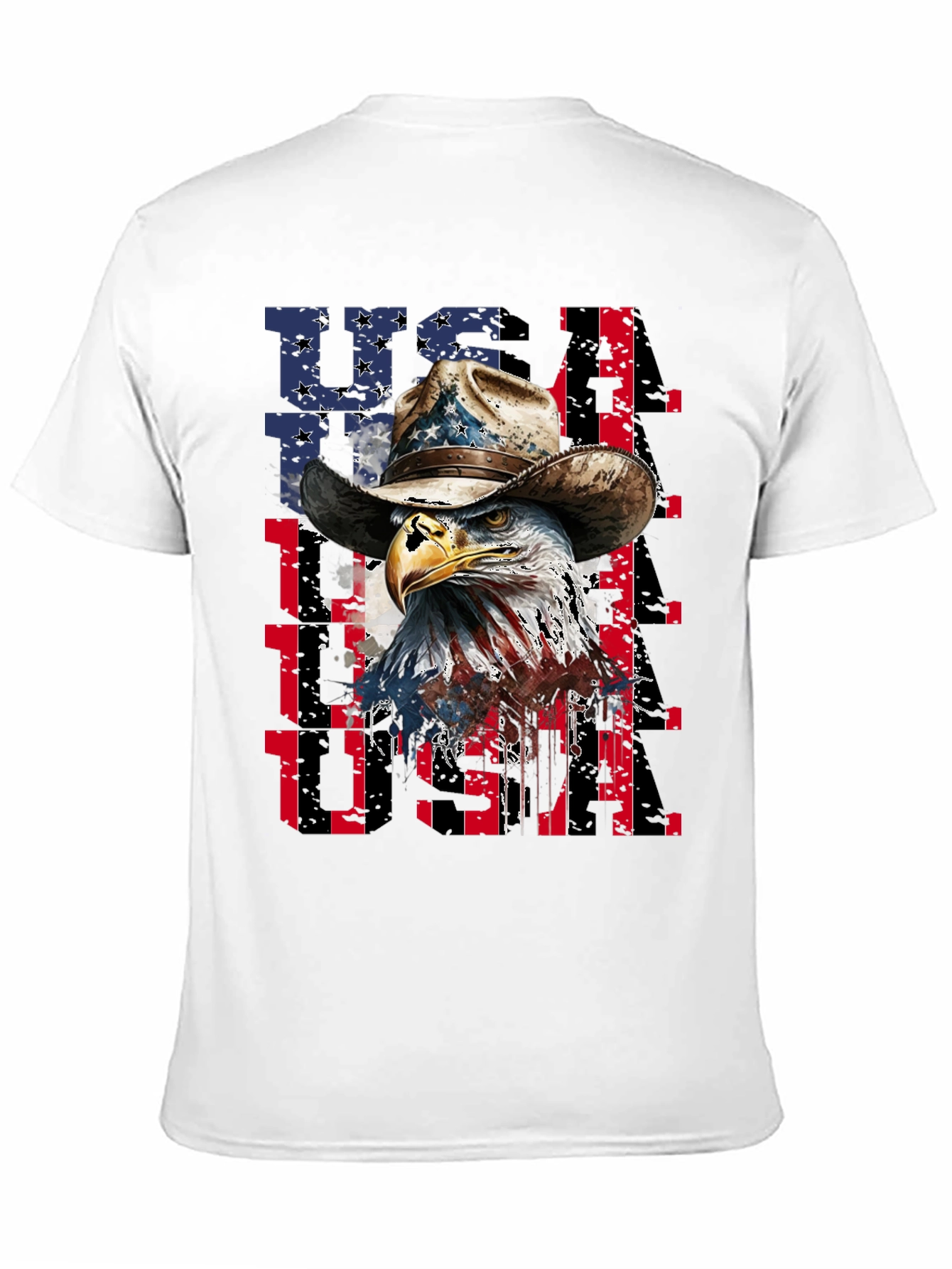 Patriotic Eagle USA Graphic Tee