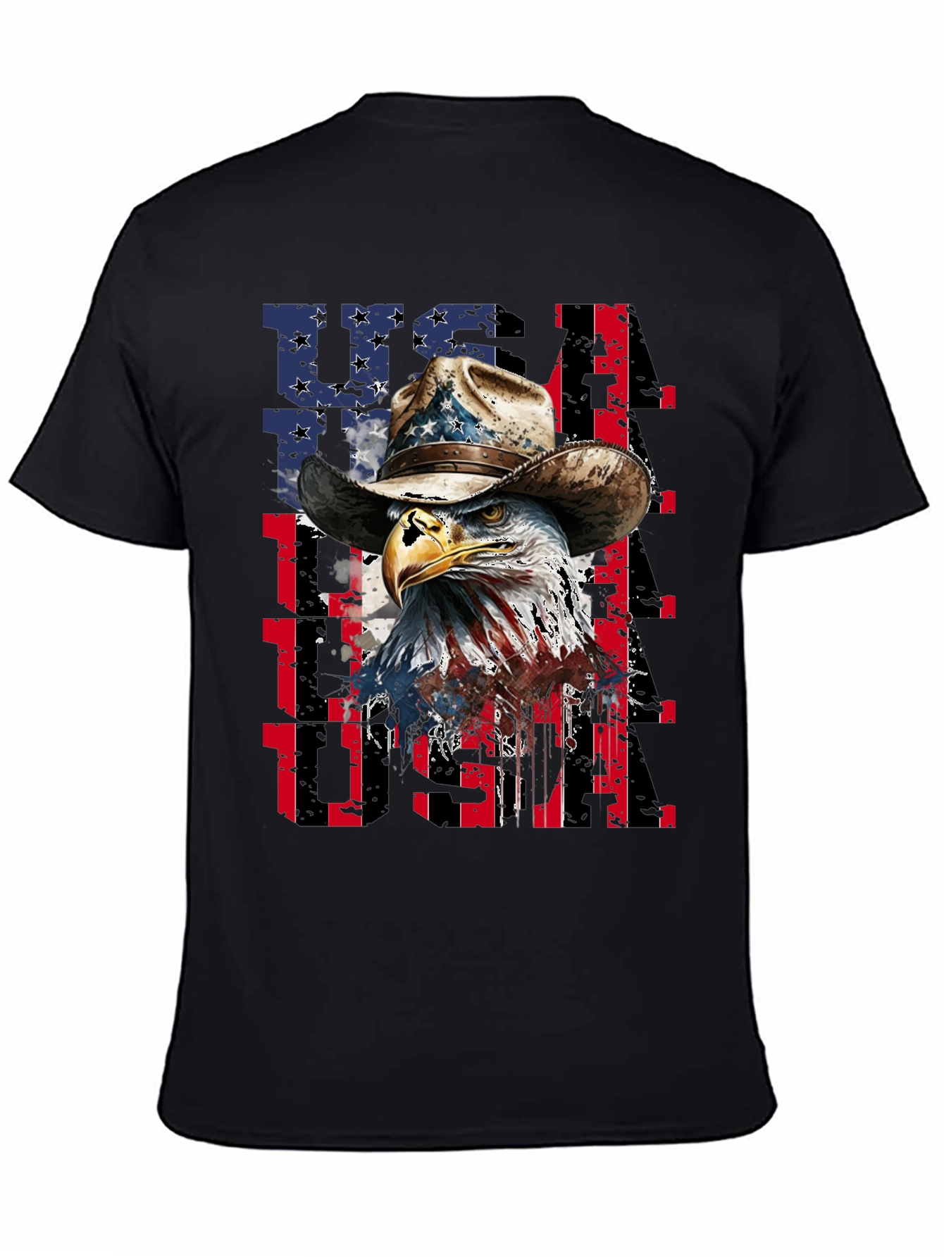 Patriotic Eagle USA Graphic Tee