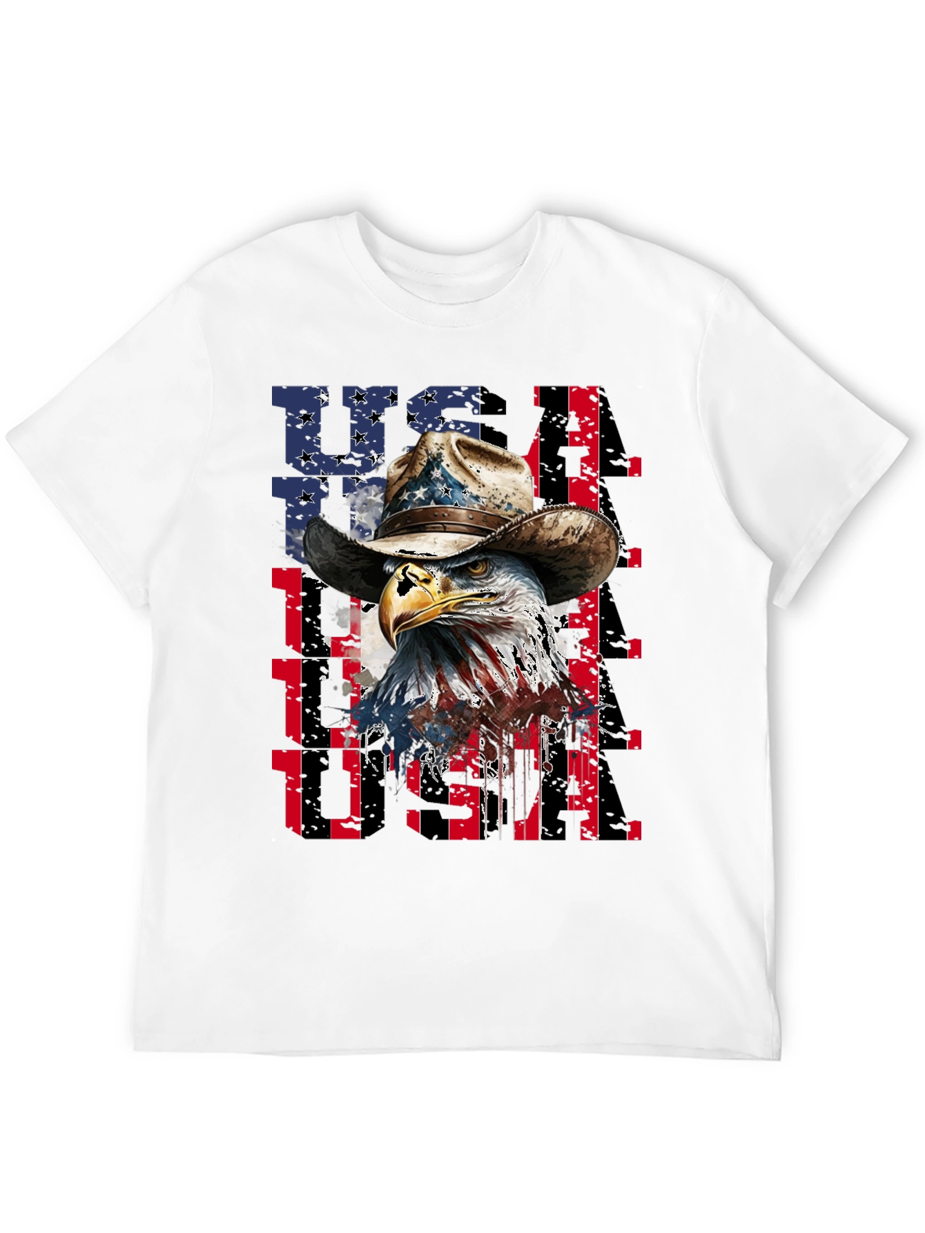 Patriotic Eagle USA Graphic Tee