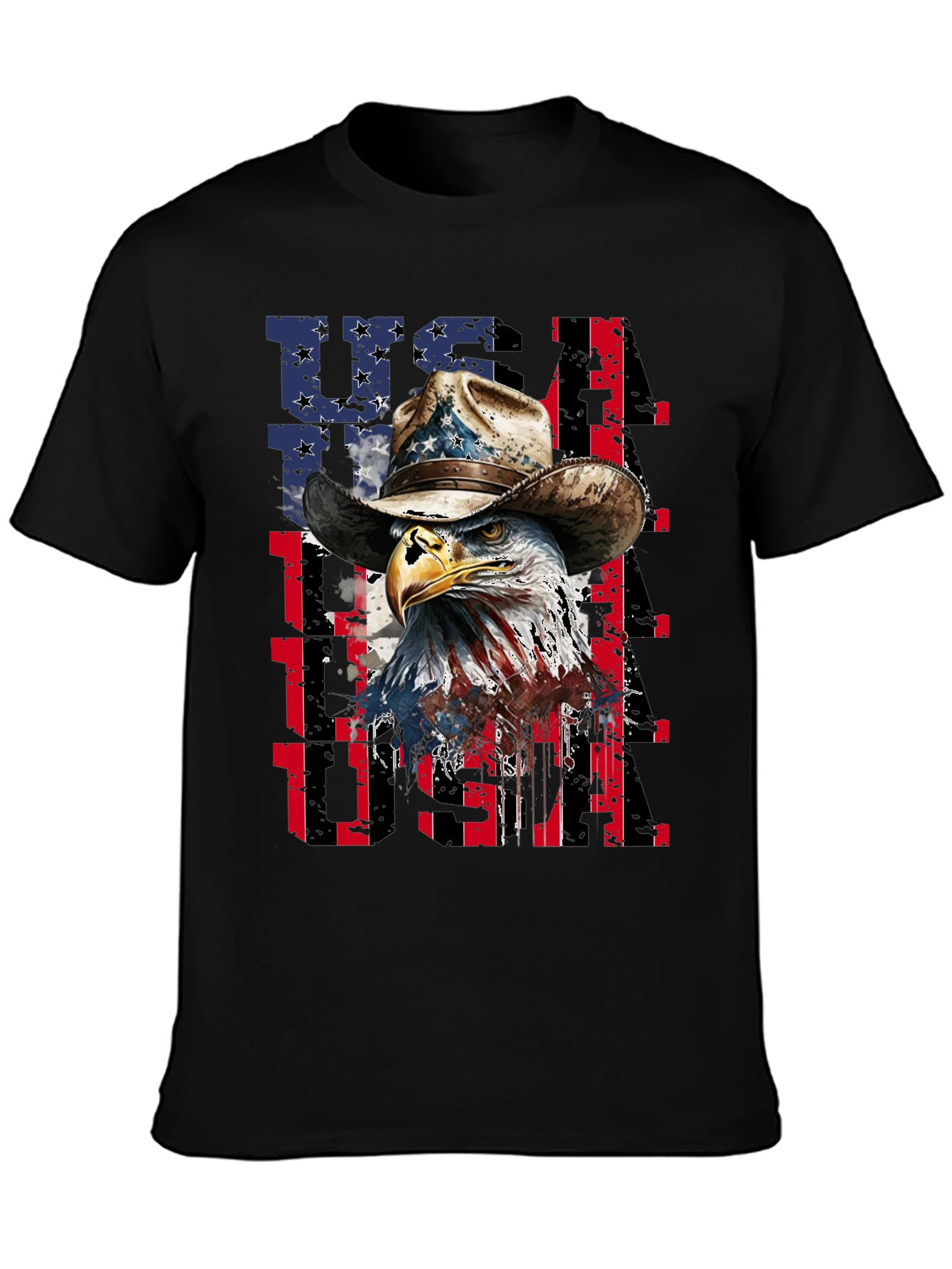 Patriotic Eagle USA Graphic Tee