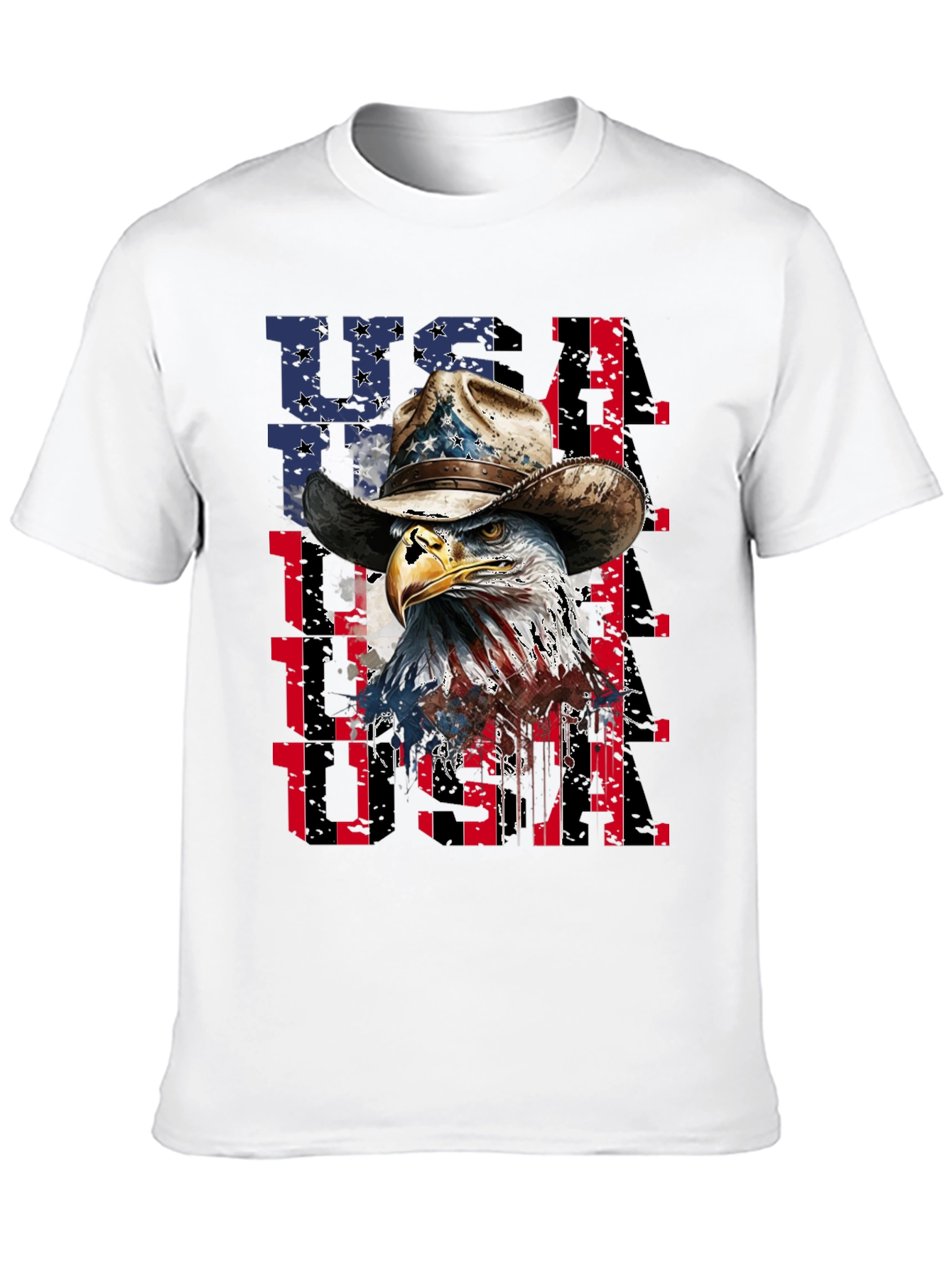 Patriotic Eagle USA Graphic Tee