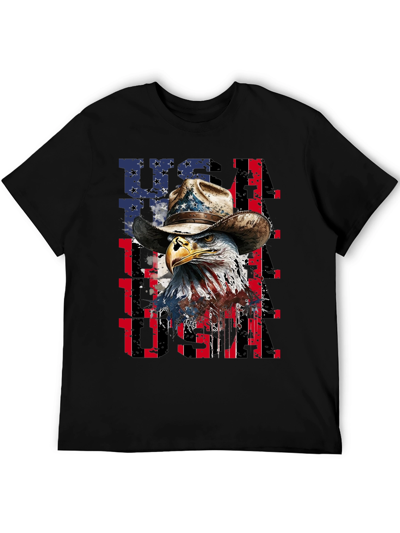Patriotic Eagle USA Graphic Tee