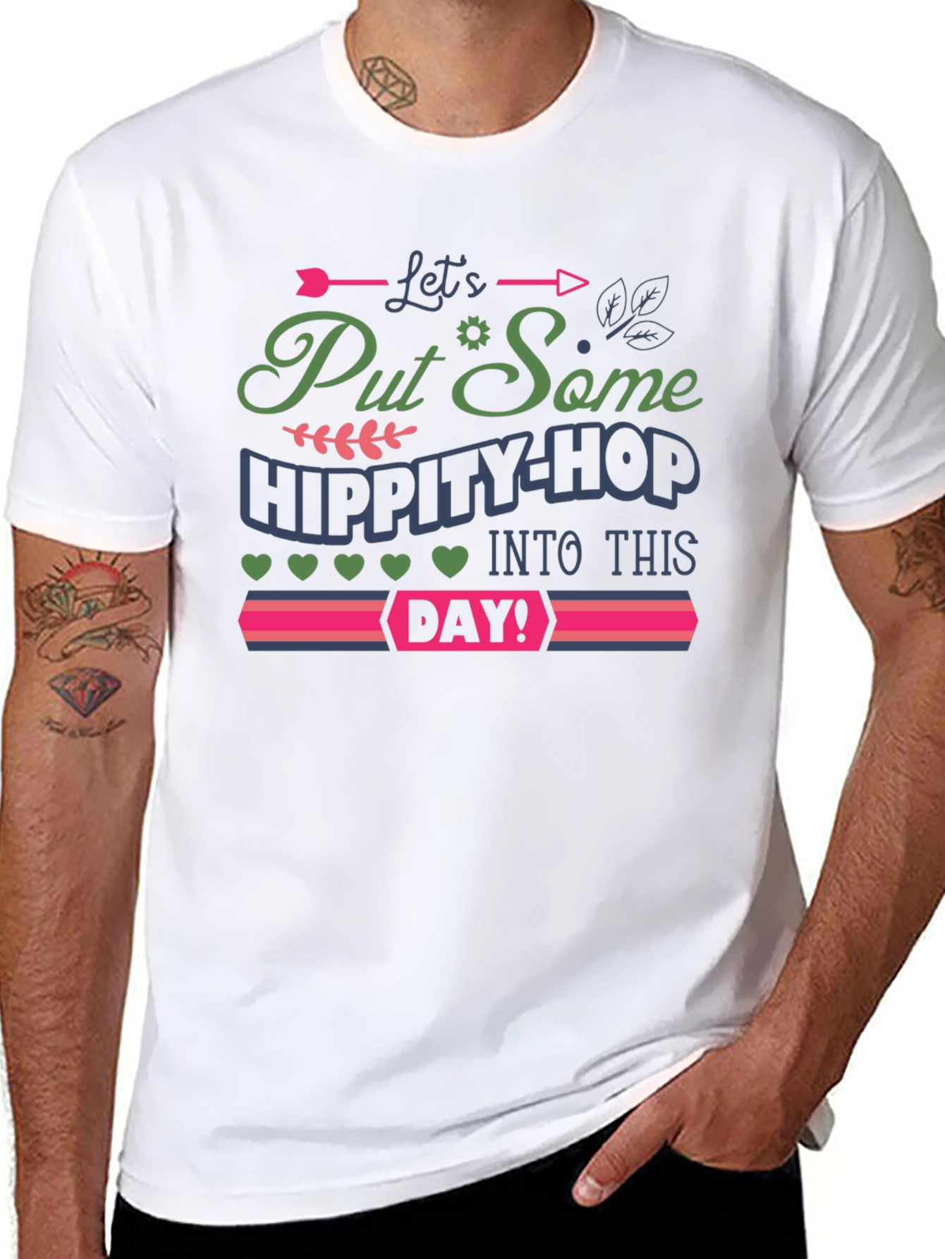 Hippity-Hop Graphic Tee - Fun & Stylish