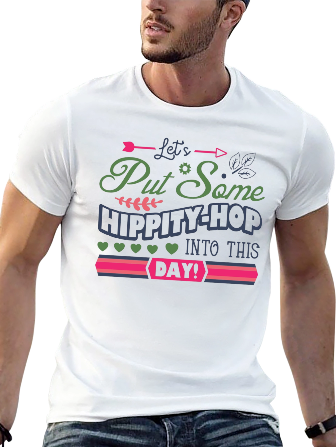 Hippity-Hop Graphic Tee - Fun & Stylish