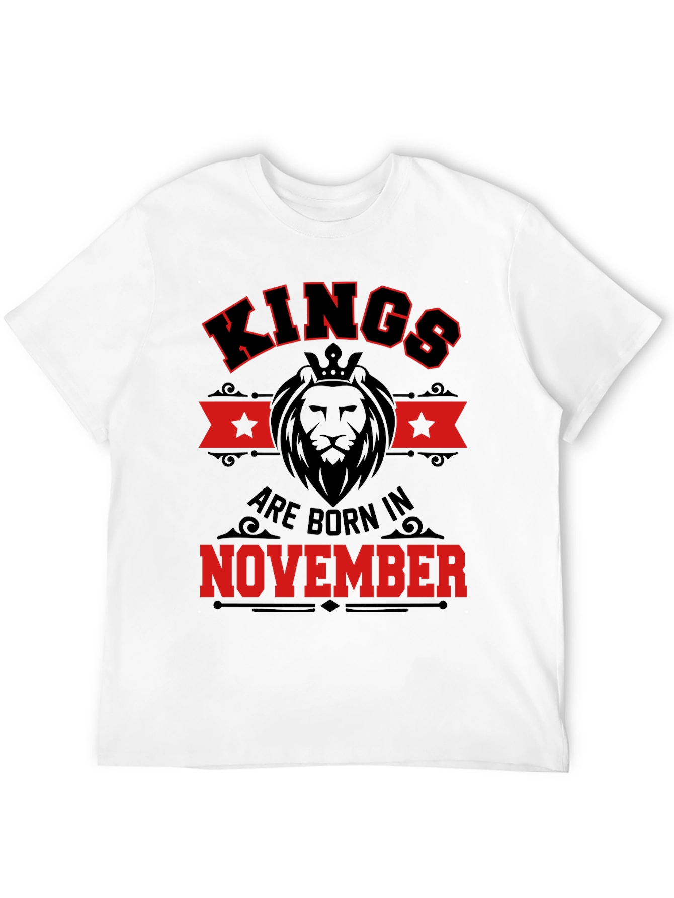 Kings Born in November Black T-Shirt