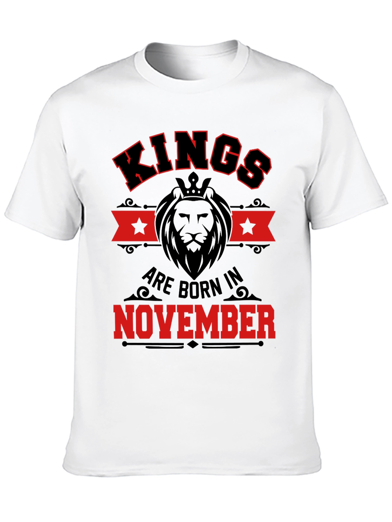 Kings Born in November Black T-Shirt
