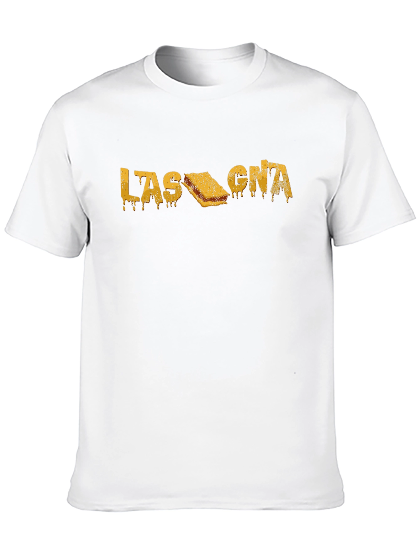 Lasagna Graphic Tee - Black Comfort Fit Shirt