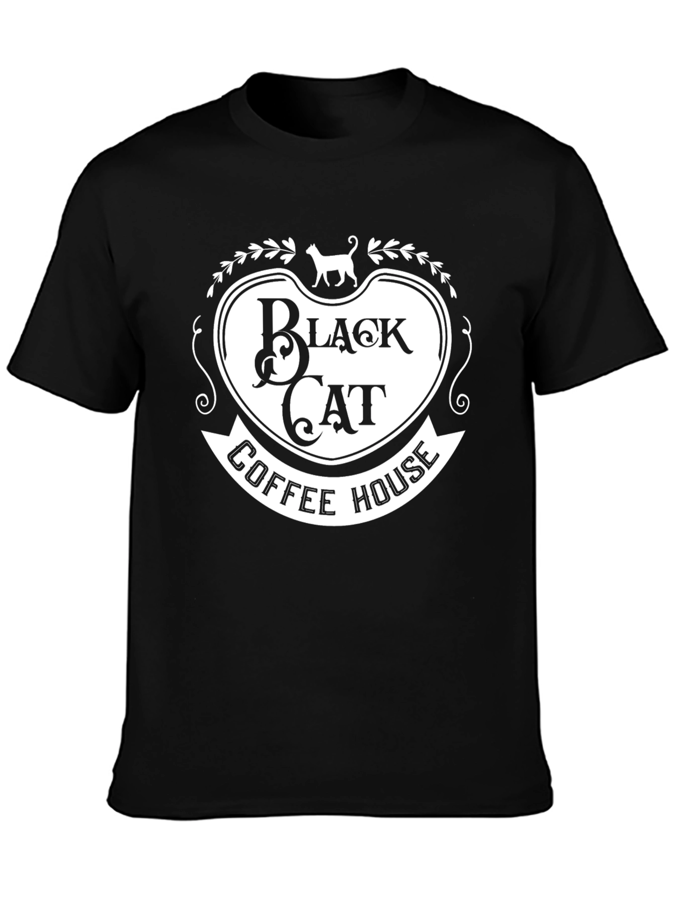 Black Cat Coffee House Graphic Tee