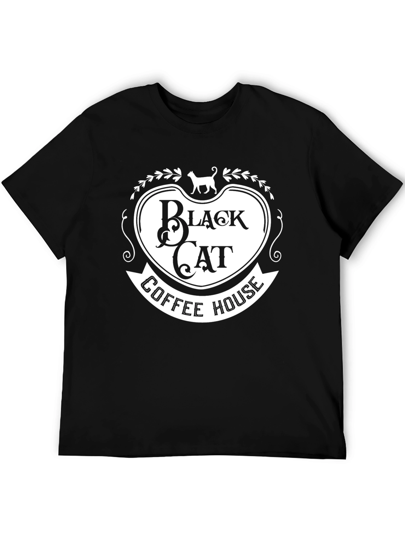 Black Cat Coffee House Graphic Tee