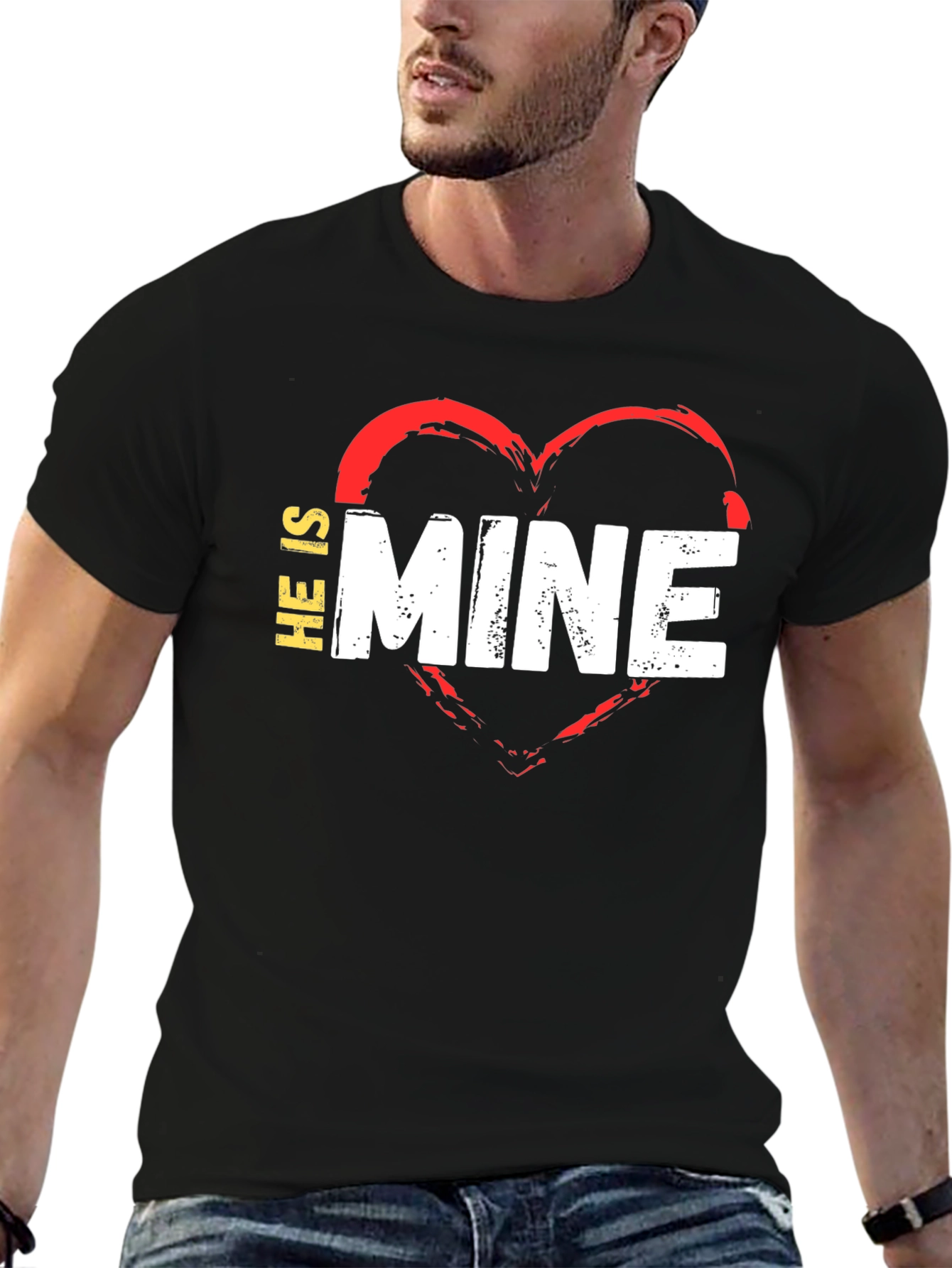 He is Mine T-Shirt - Valentines Day Love Tee