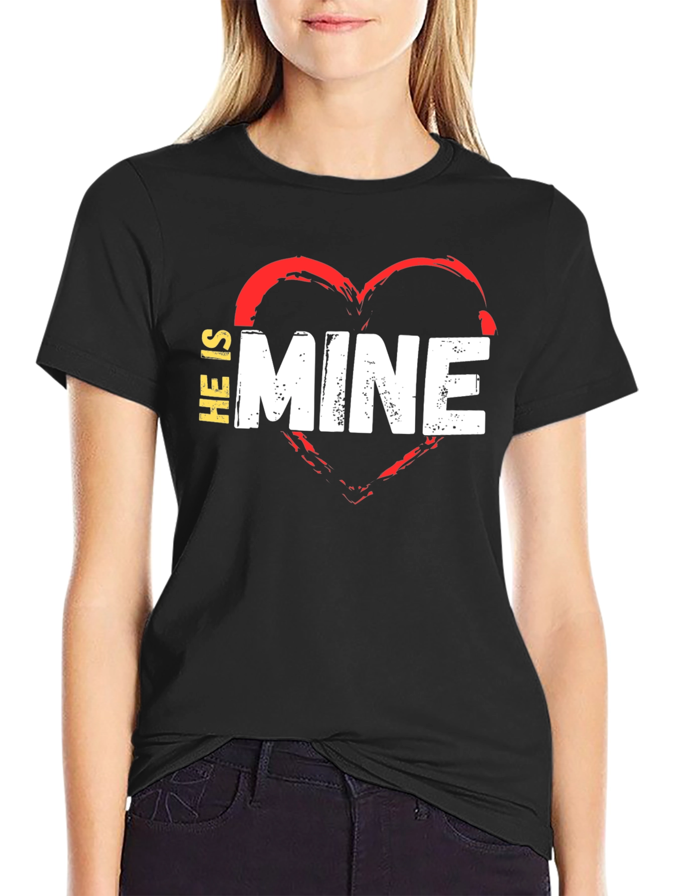 He is Mine T-Shirt - Valentines Day Love Tee