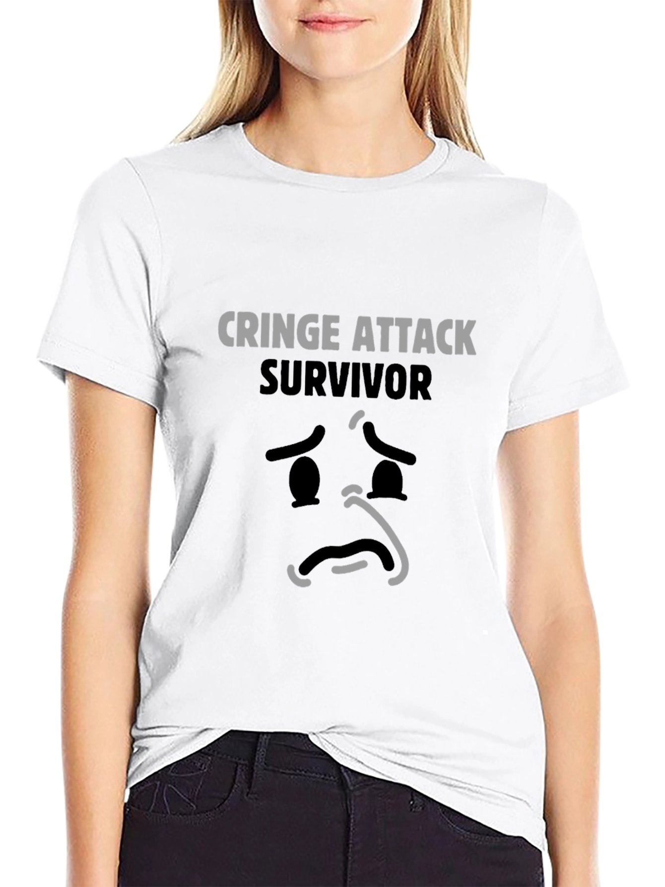 Cringe Attack Survivor Graphic Tee