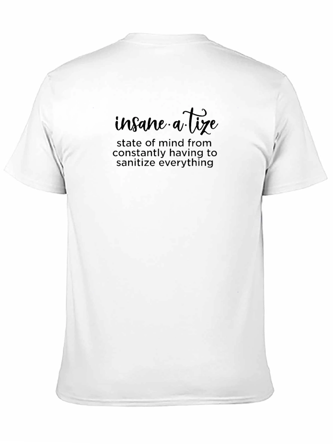 Insane-a-Tize Black Graphic Tee