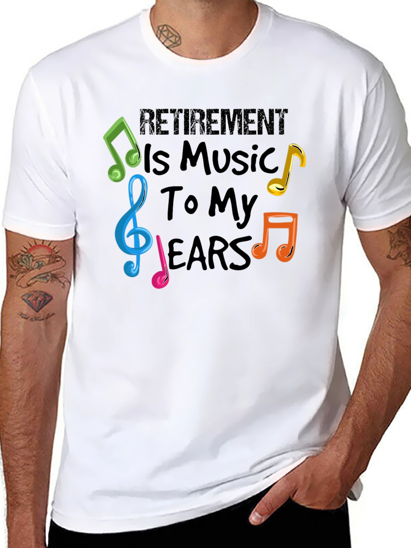 Retirement is Music to My Ears T-Shirt