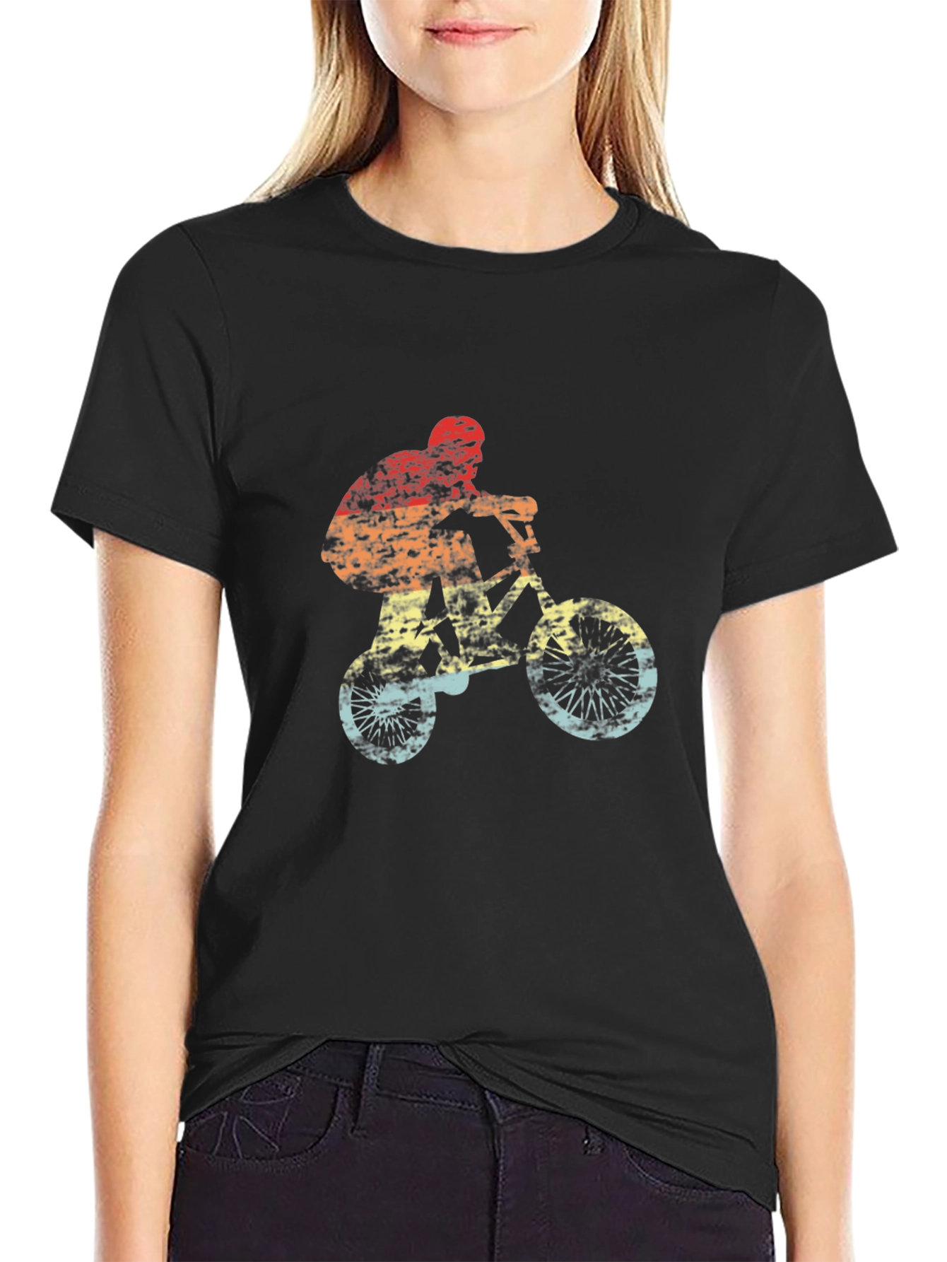 Retro Mountain Bike Graphic T-Shirt