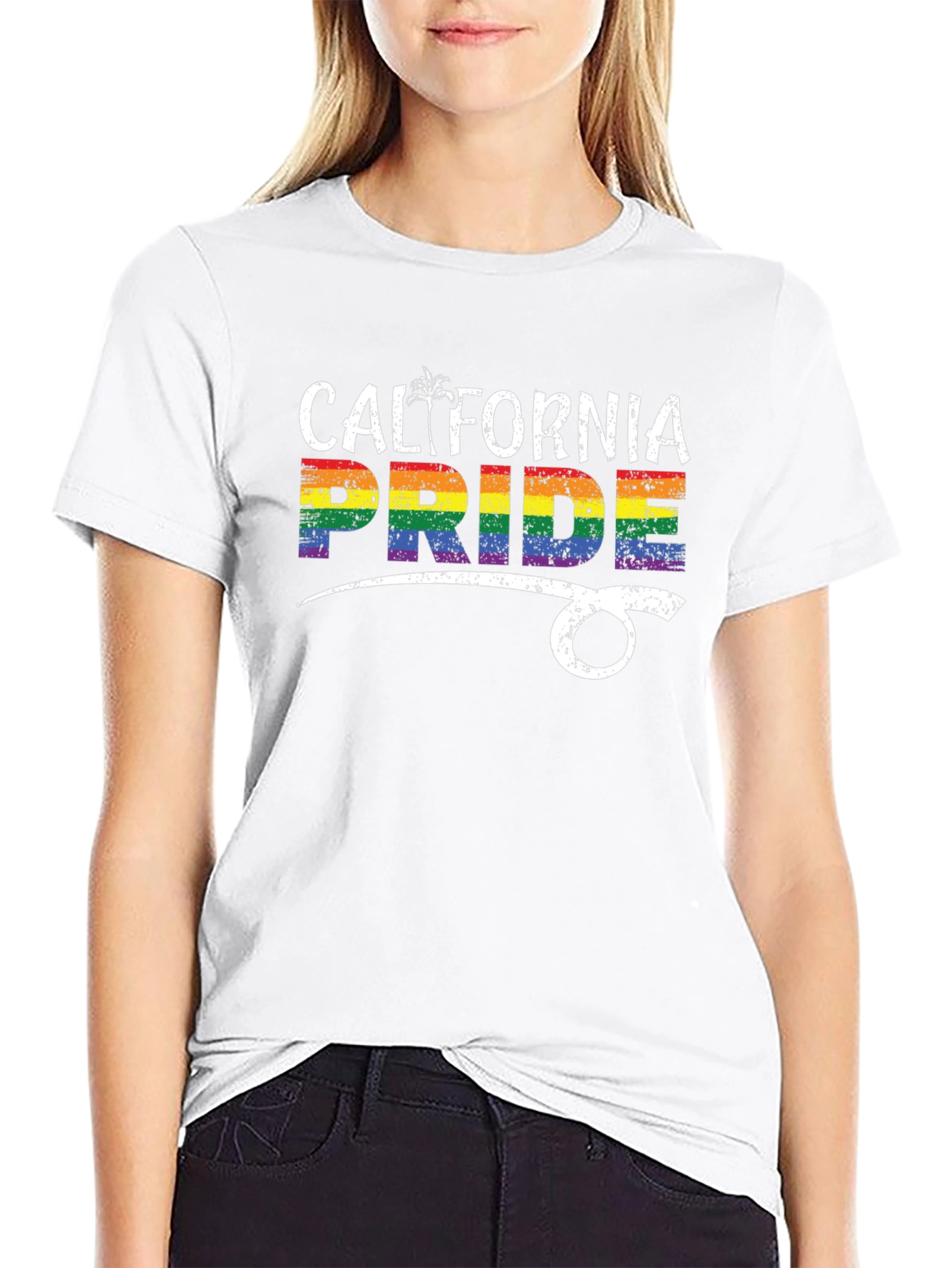 California Pride Rainbow T-Shirt
