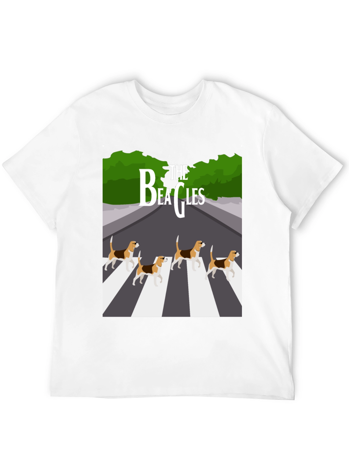 The Beagles T-Shirt - Beatles Abbey Road Parody