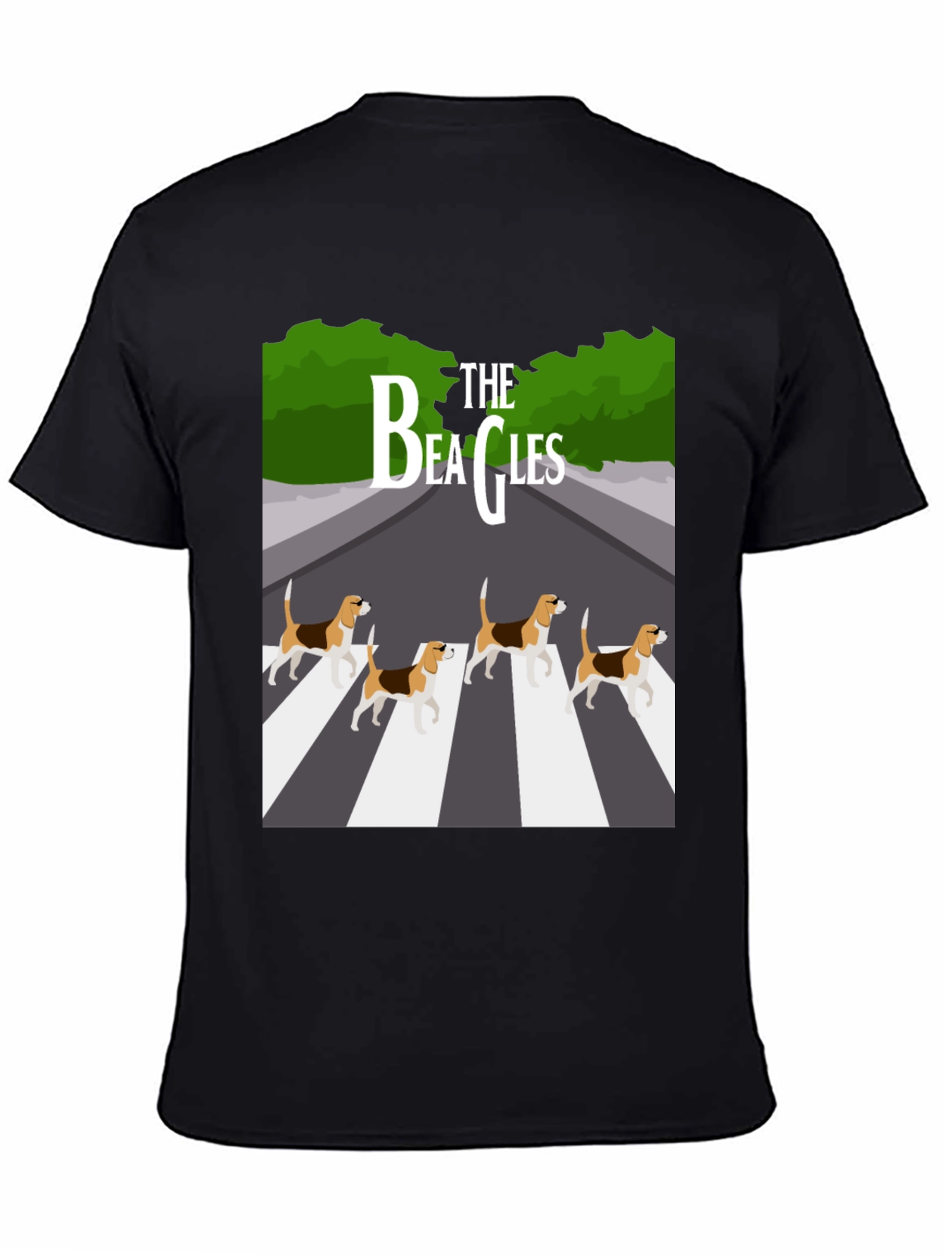 The Beagles T-Shirt - Beatles Abbey Road Parody