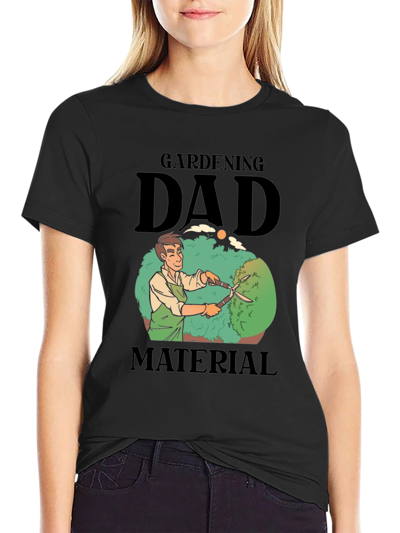 Gardening Dad Material T-Shirt - Gardener Gift