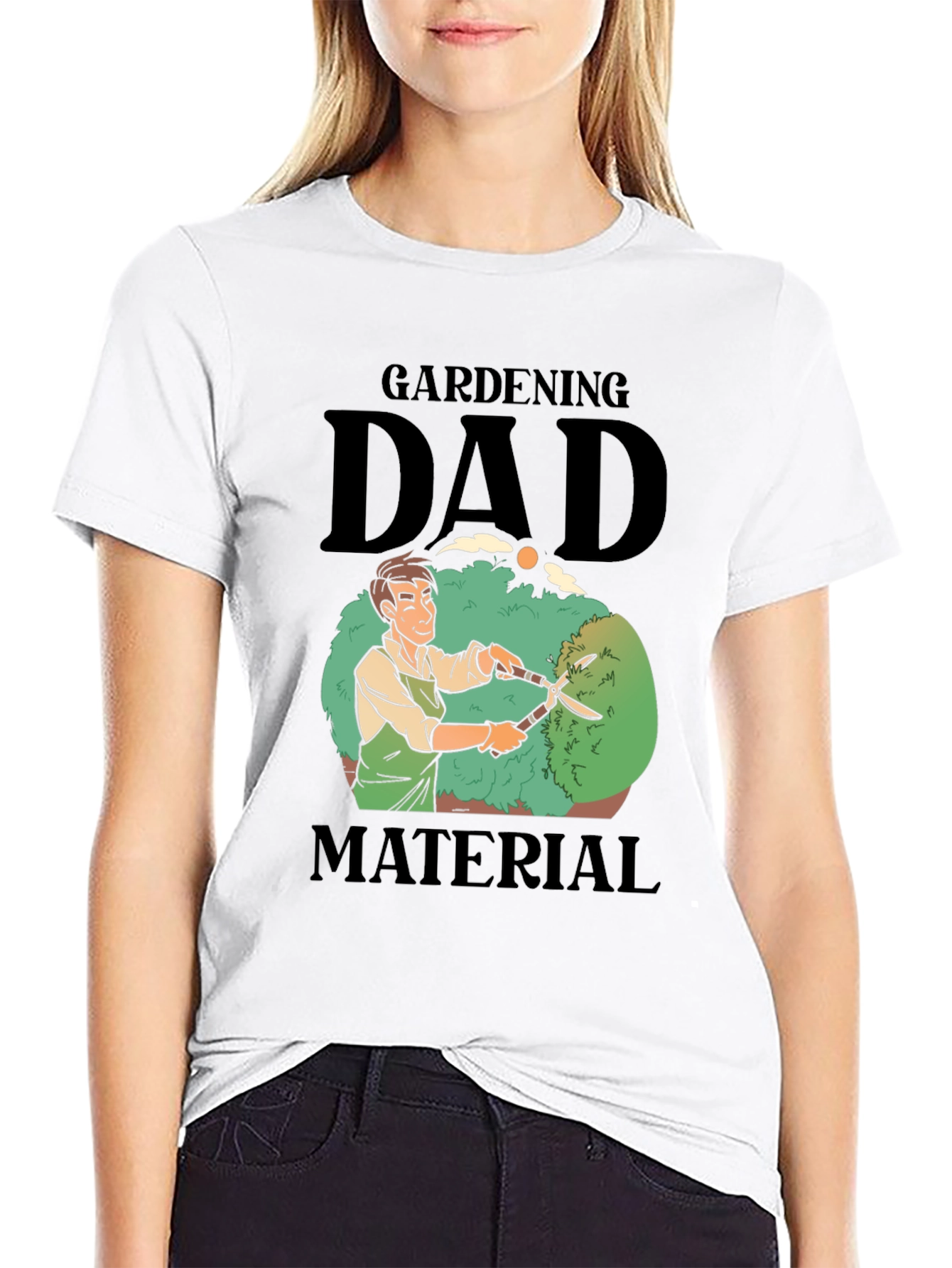 Gardening Dad Material T-Shirt - Gardener Gift
