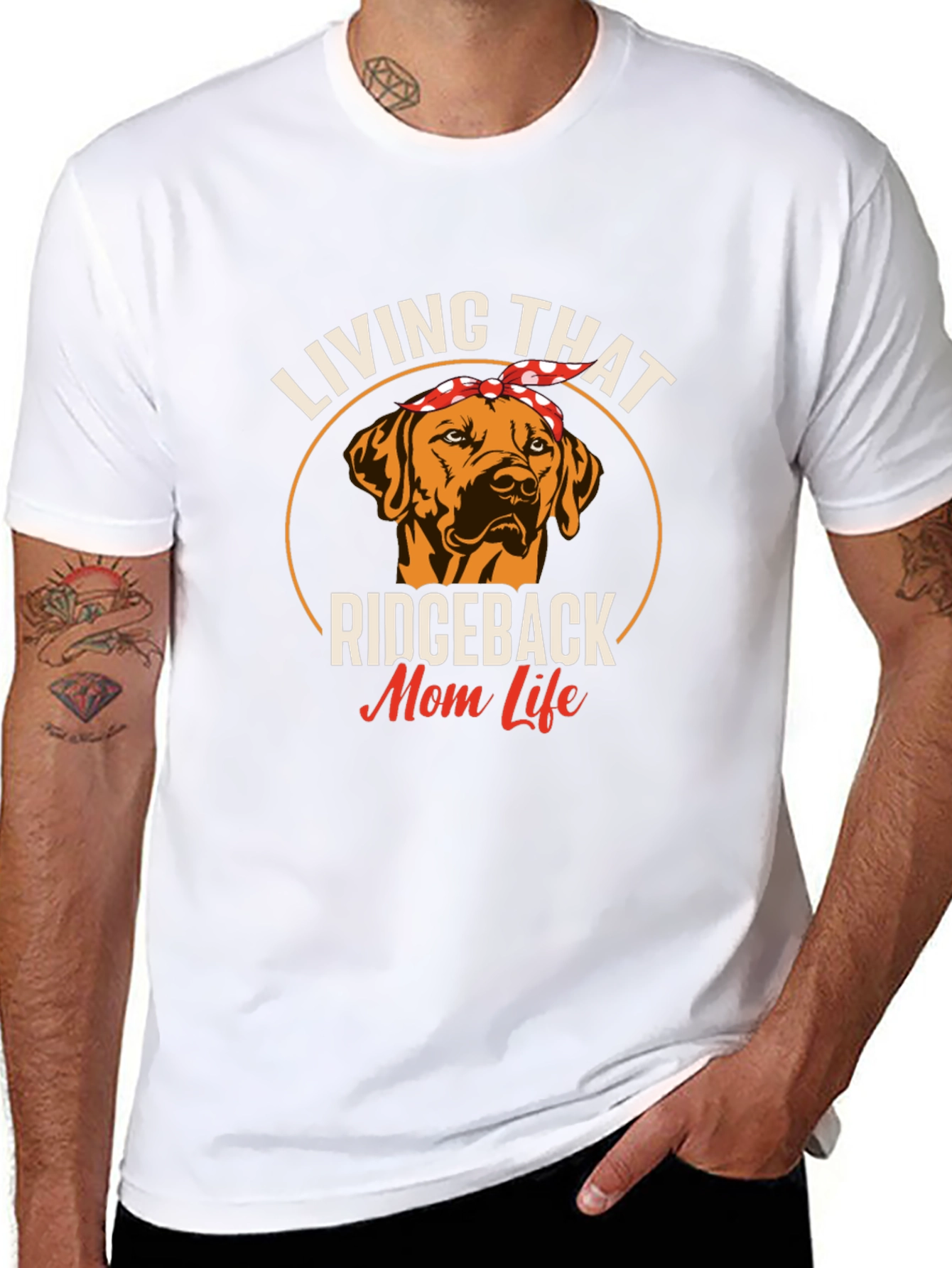 Ridgeback Mom Life Graphic Tee - Black