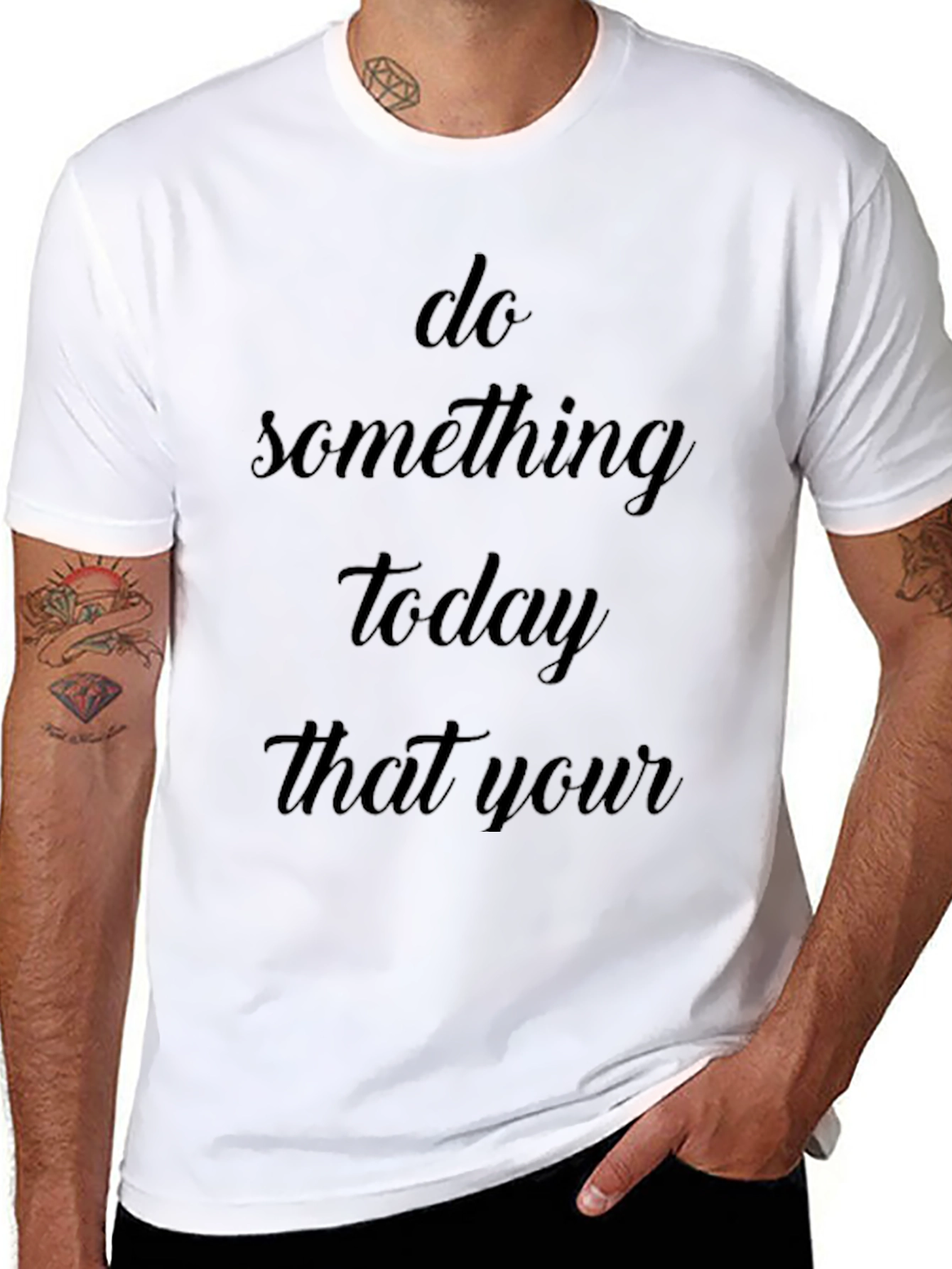 Inspirational Quote Black T-Shirt