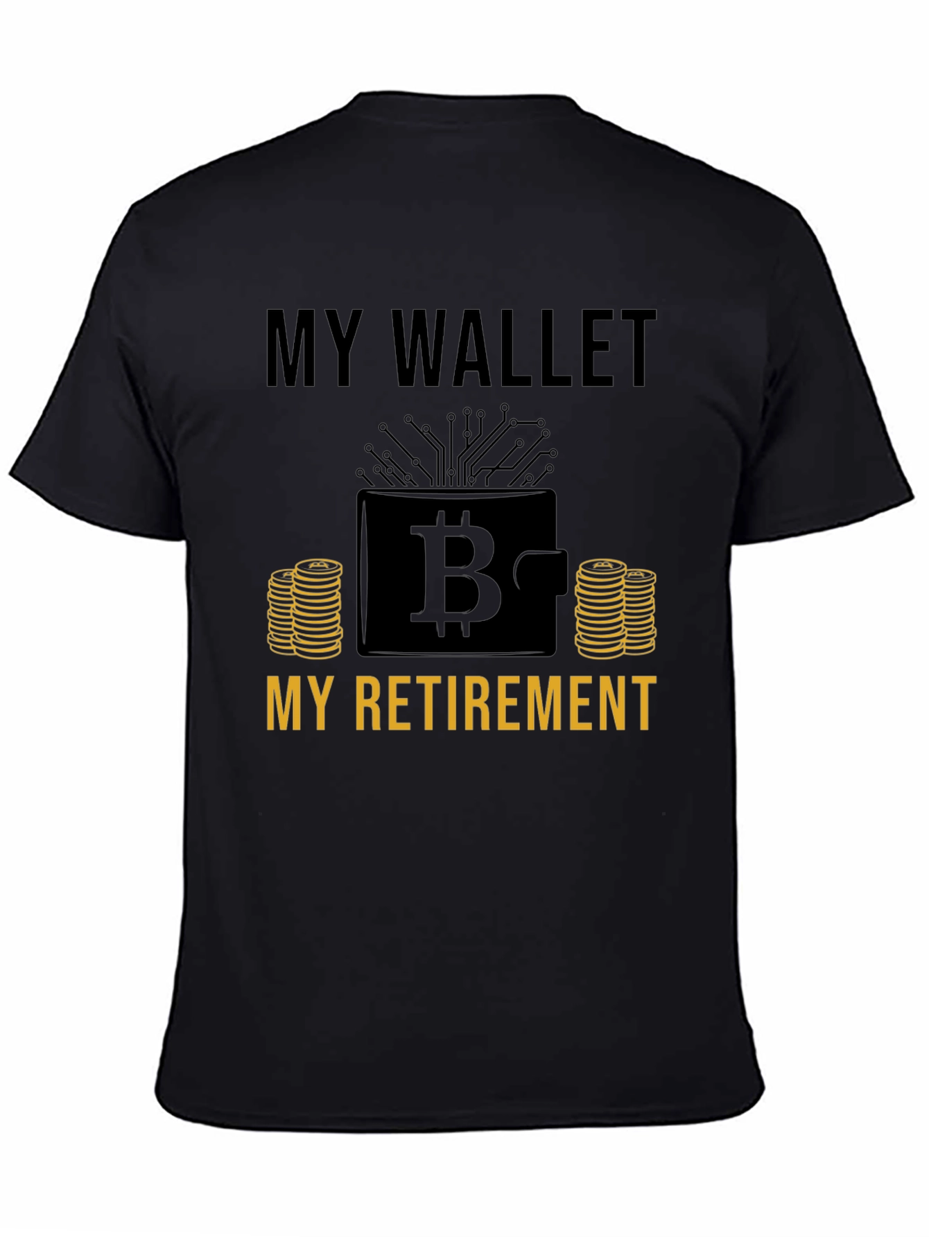 Bitcoin Wallet Retirement T-Shirt - Crypto Investment Tee