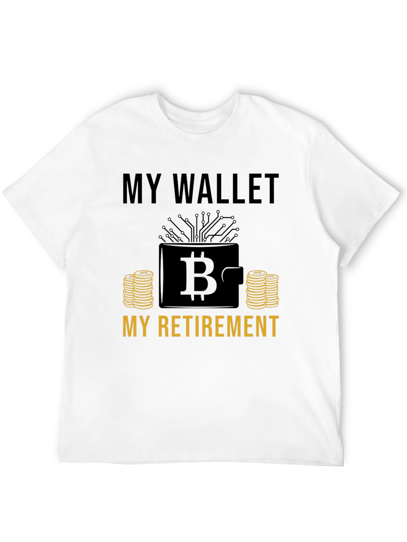 Bitcoin Wallet Retirement T-Shirt - Crypto Investment Tee