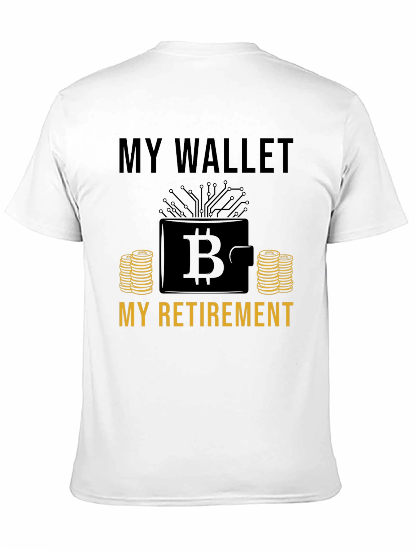 Bitcoin Wallet Retirement T-Shirt - Crypto Investment Tee