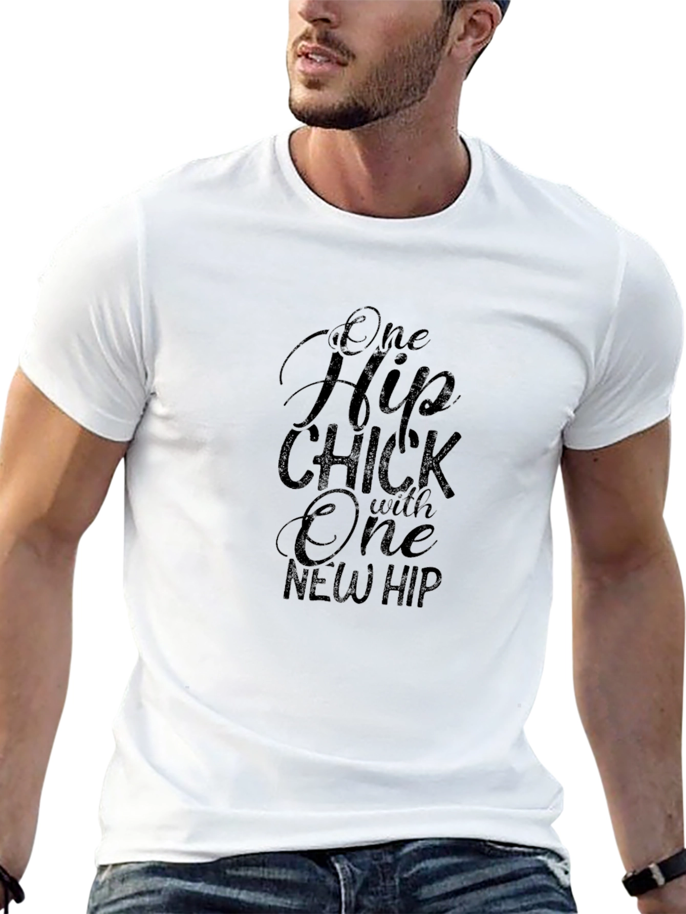 One Hip Chick New Hip Graphic T-Shirt