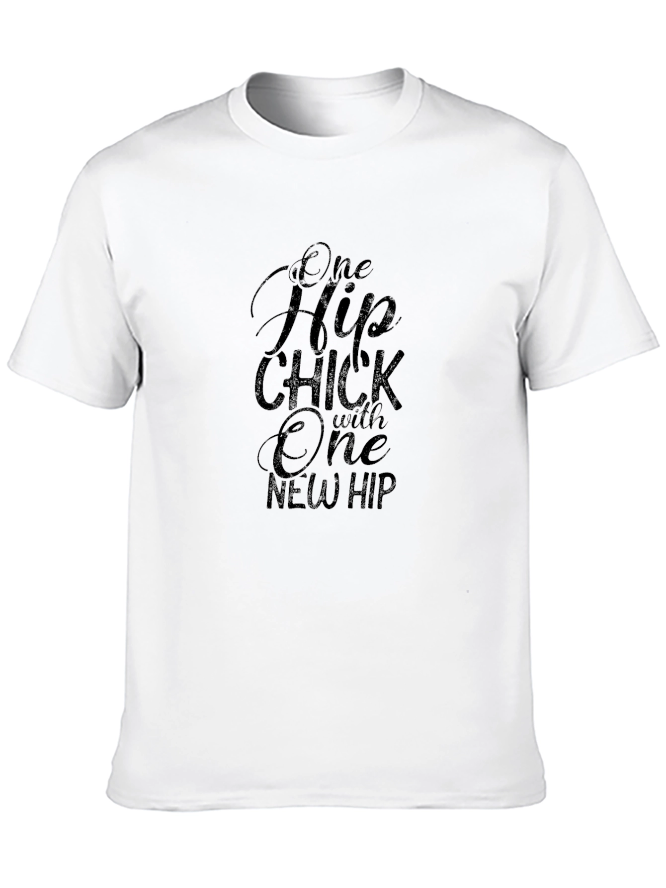One Hip Chick New Hip Graphic T-Shirt