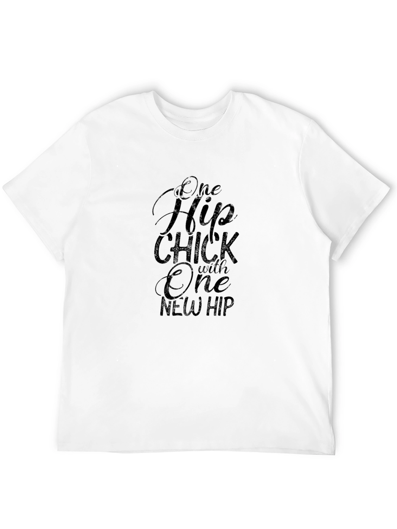 One Hip Chick New Hip Graphic T-Shirt
