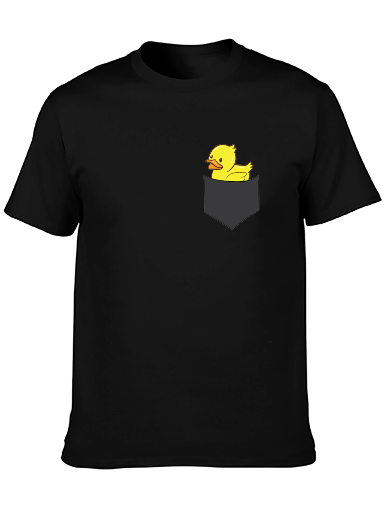 Duck in Pocket Tee - Novelty Graphic T-Shirt