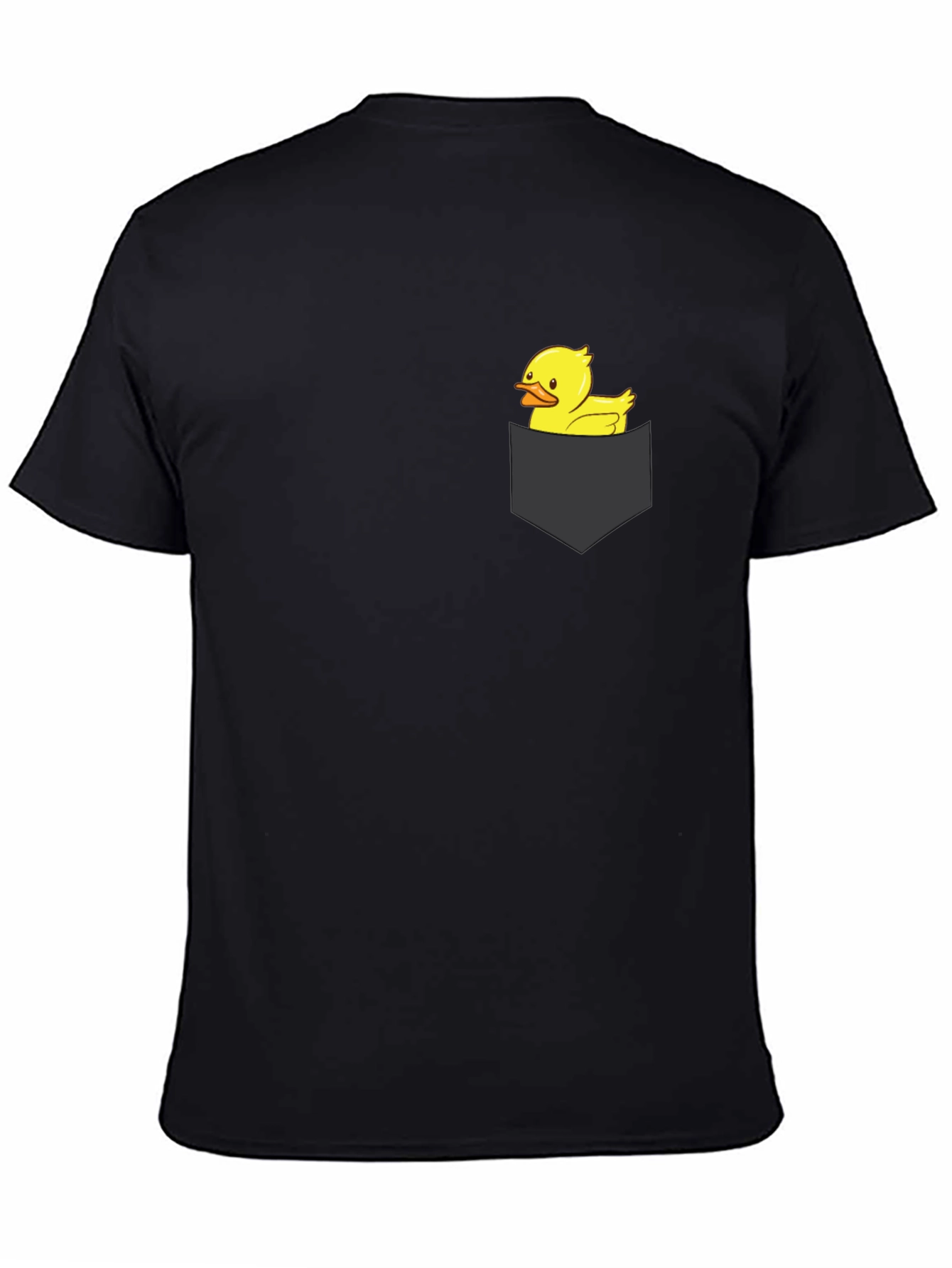 Duck in Pocket Tee - Novelty Graphic T-Shirt