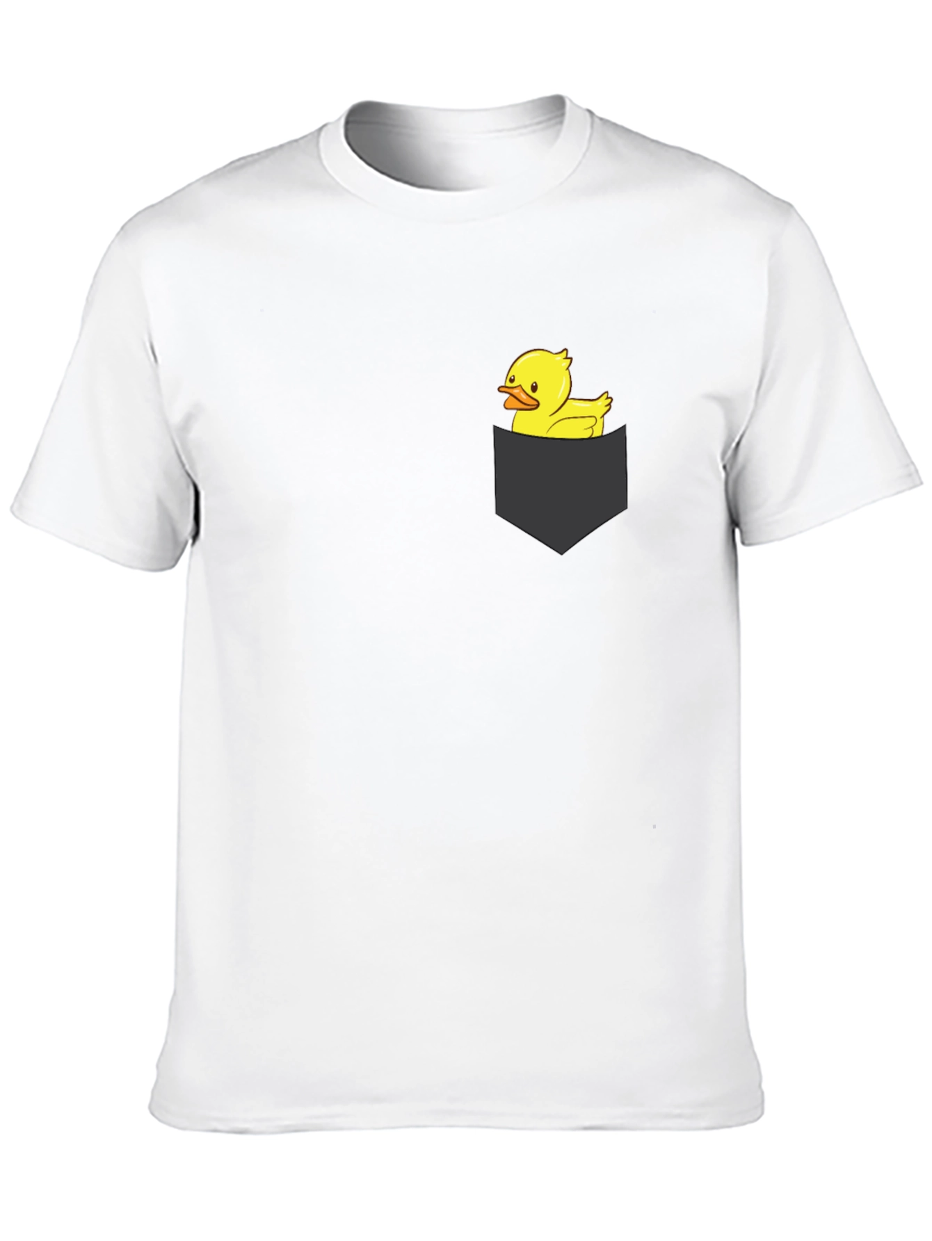 Duck in Pocket Tee - Novelty Graphic T-Shirt