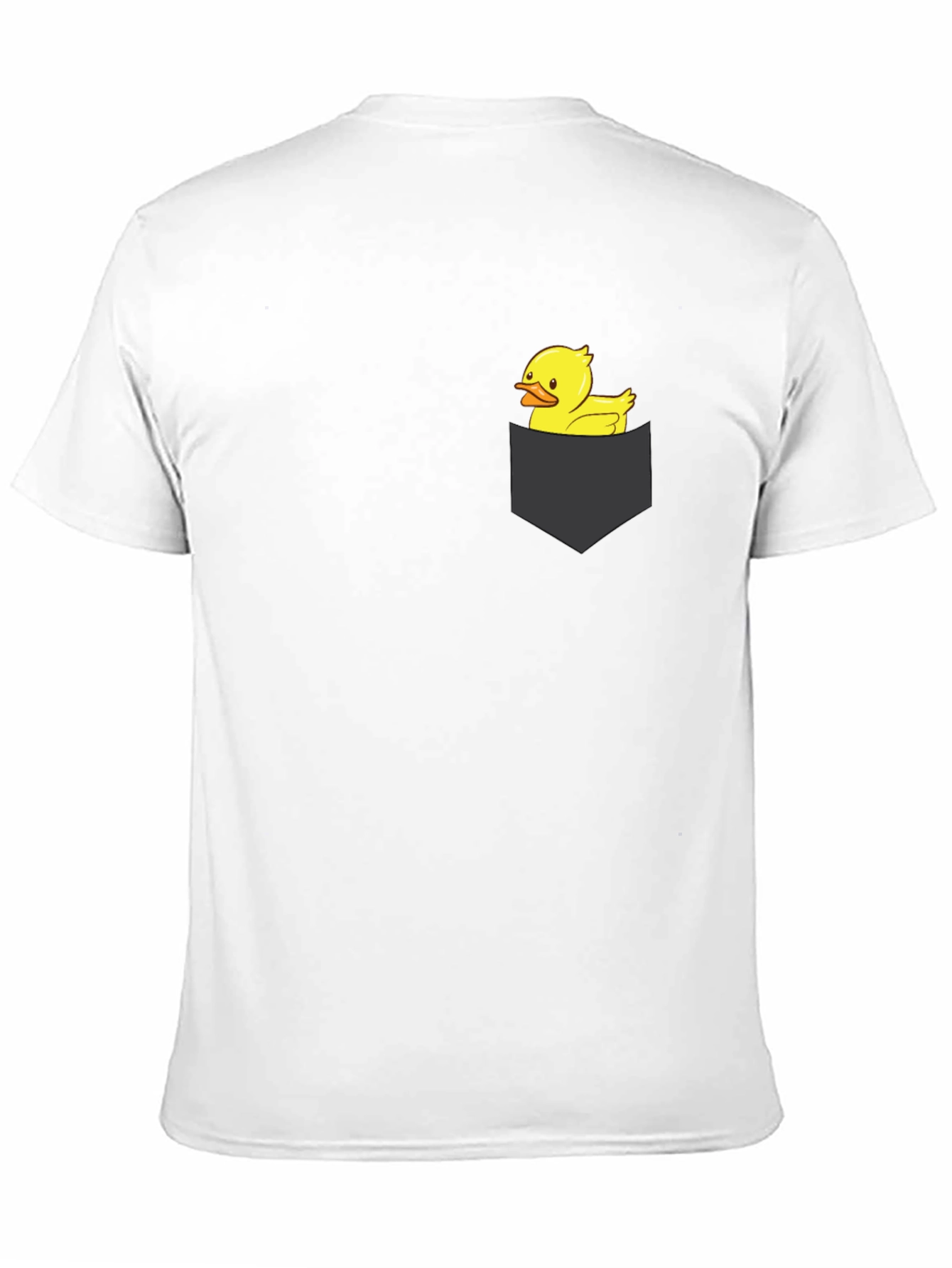 Duck in Pocket Tee - Novelty Graphic T-Shirt