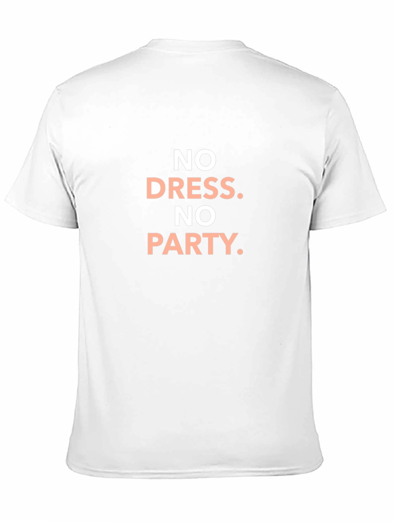 No Dress No Party Graphic T-Shirt