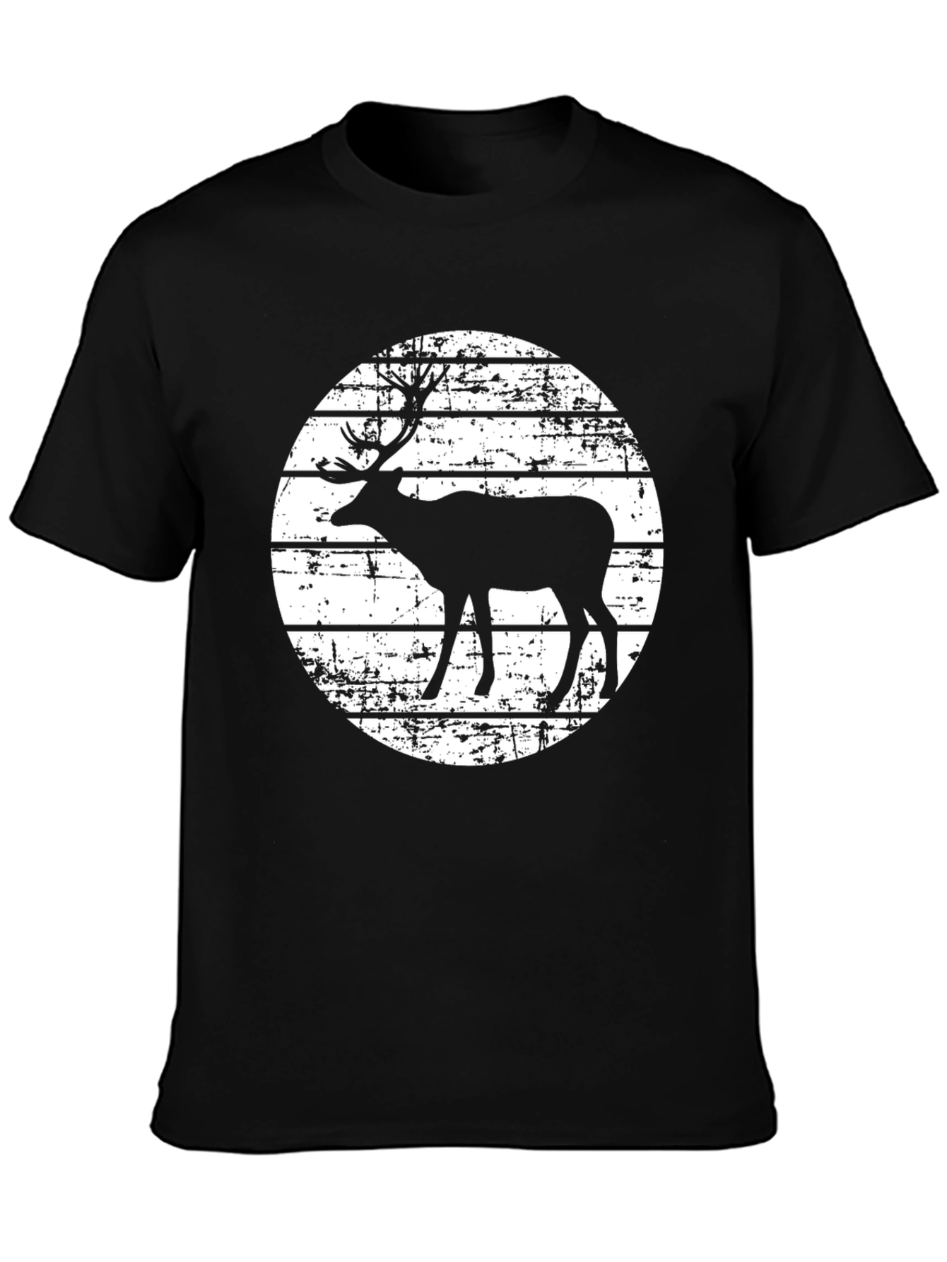 Deer Silhouette Graphic T-Shirt