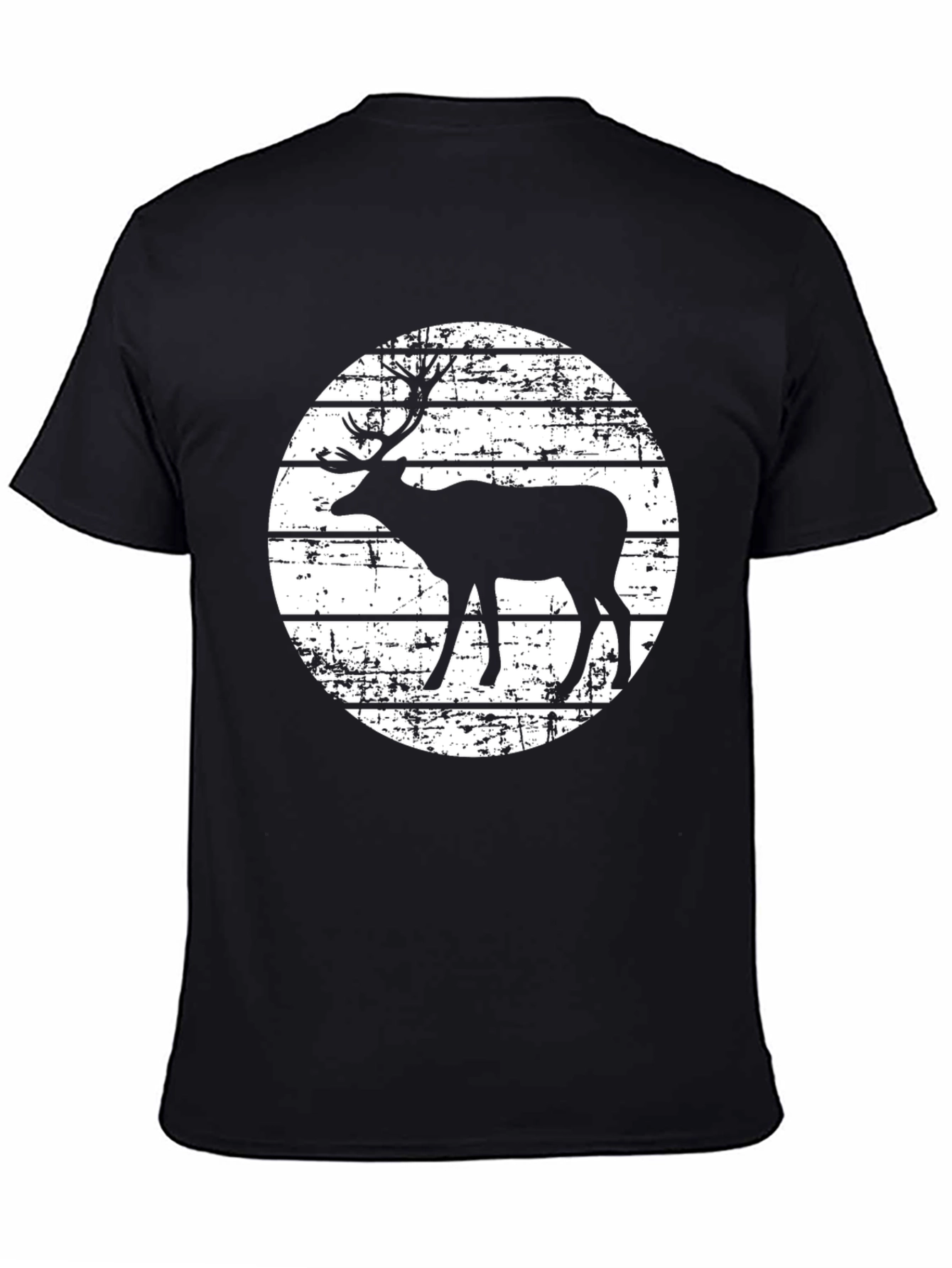 Deer Silhouette Graphic T-Shirt
