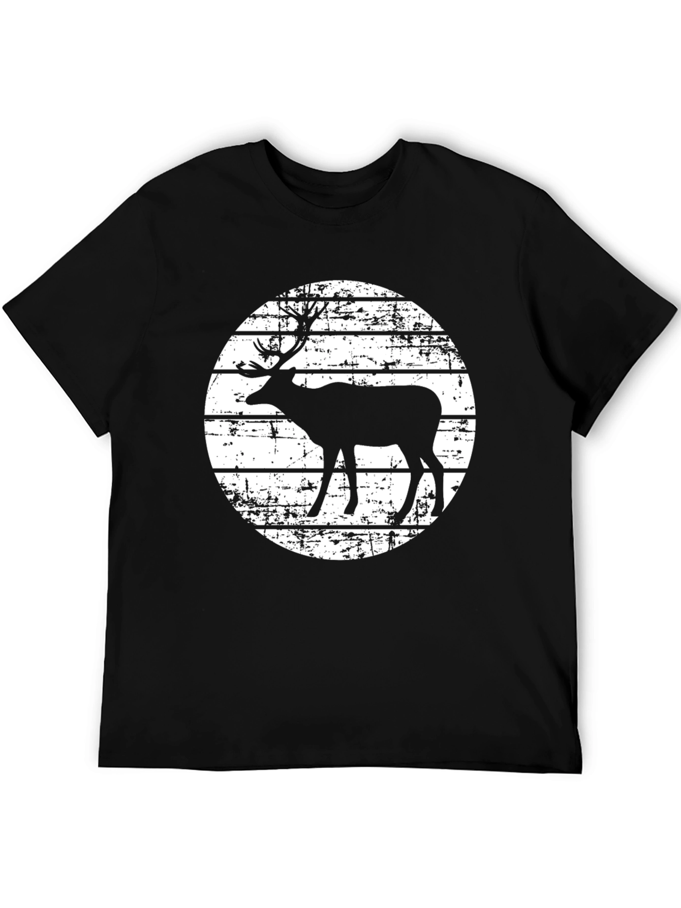 Deer Silhouette Graphic T-Shirt