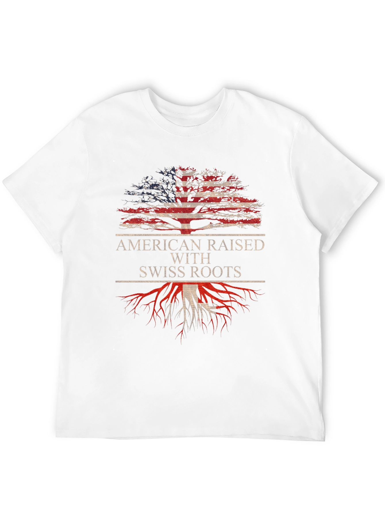 American Raised with Swiss Roots Tee